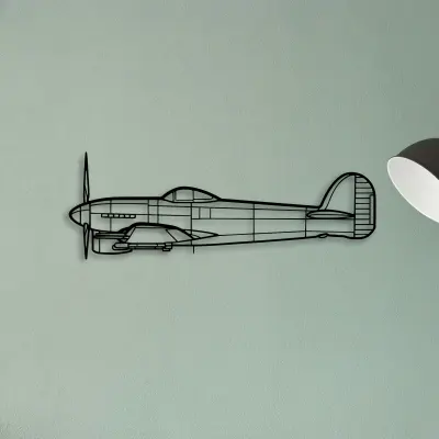 H145 — XS (50 cm) metal wall art