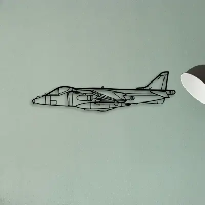 Harrier GR7 2 — XS (50 cm) metal wall art