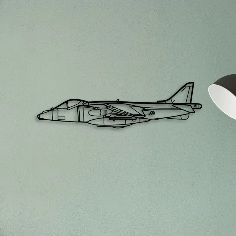Harrier GR7 2 — XS (50 cm) metal wall art