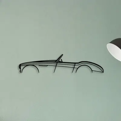 Healey 100 1954 — XS (50 cm) metal wall art