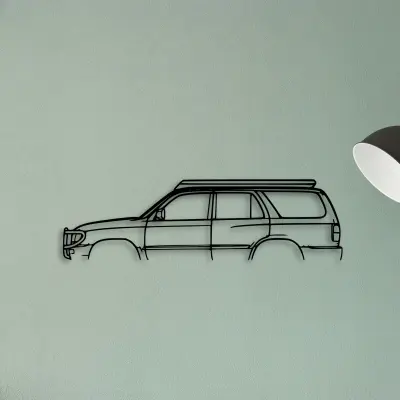 Hilux Surf 1996 — XS (50 cm) metal wall art