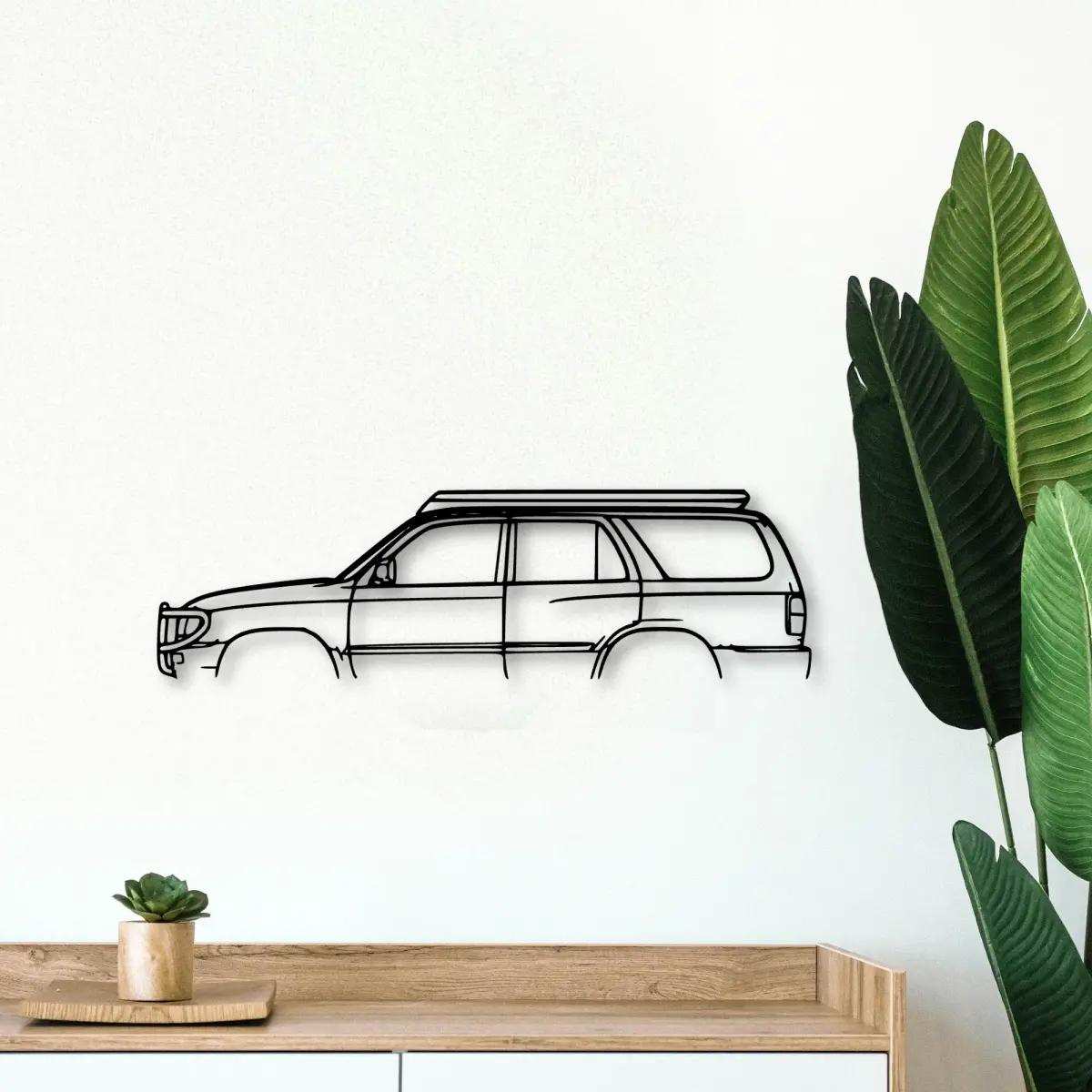 Toyota Hilux Surf 1996 form showing proportion