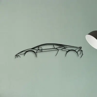 Huracan — XS (50 cm) metal wall art