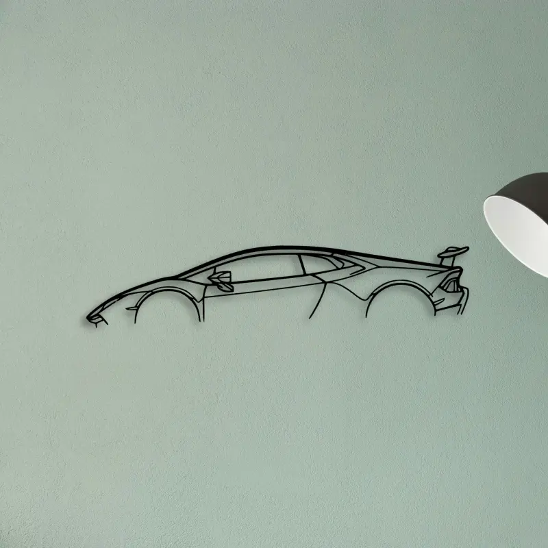 Huracan Performante 2018 — XS (50 cm) metal wall art