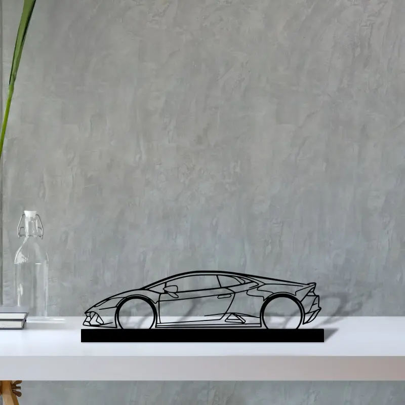 huracan — S (30 cm) metal wall art