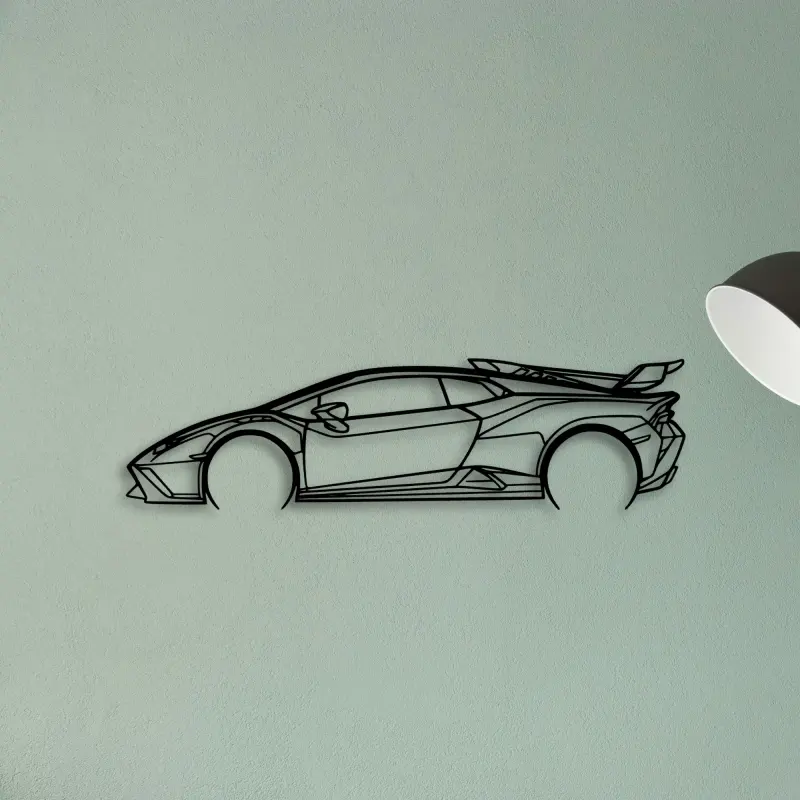 Huracan STO 3 — XS (50 cm) metal wall art