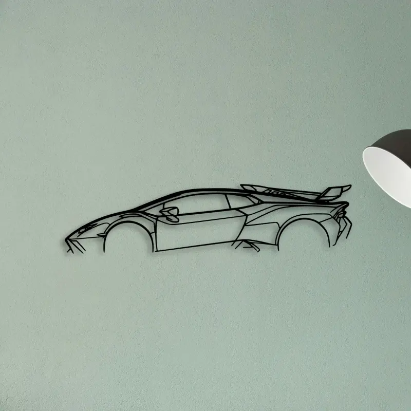 Huracan STO — XS (50 cm) metal wall art