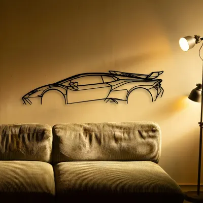 Lamborghini Huracan Sto laser-cut outline from the Tinvibe range