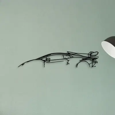 Huracan Super Trofeo — XS (50 cm) metal wall art