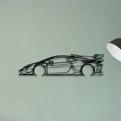 Huracan Super Trofeo EVO2 — XS (50 cm) metal wall art