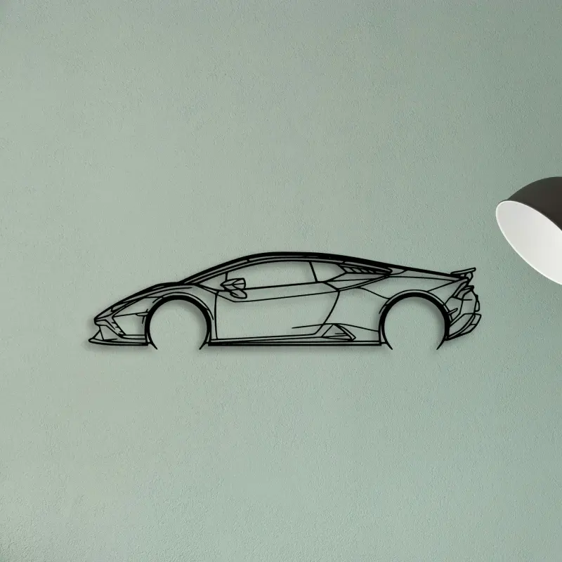 Huracan Tecnica 2023 — XS (50 cm) metal wall art