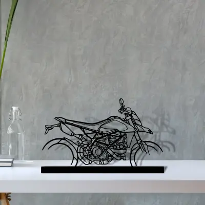 hyper-motard-950-rve — S (30 cm) metal wall art