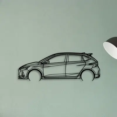 I20N 2022 — XS (50 cm) metal wall art