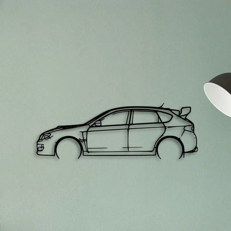 Impreza WRX 2013 — XS (50 cm) metal wall art