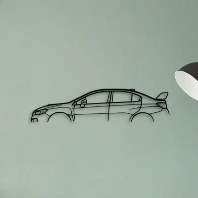 Impreza WRX STI VA — XS (50 cm) metal wall art