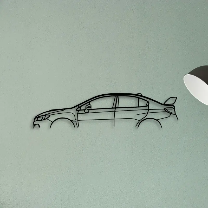Impreza WRX STI VA — XS (50 cm) metal wall art