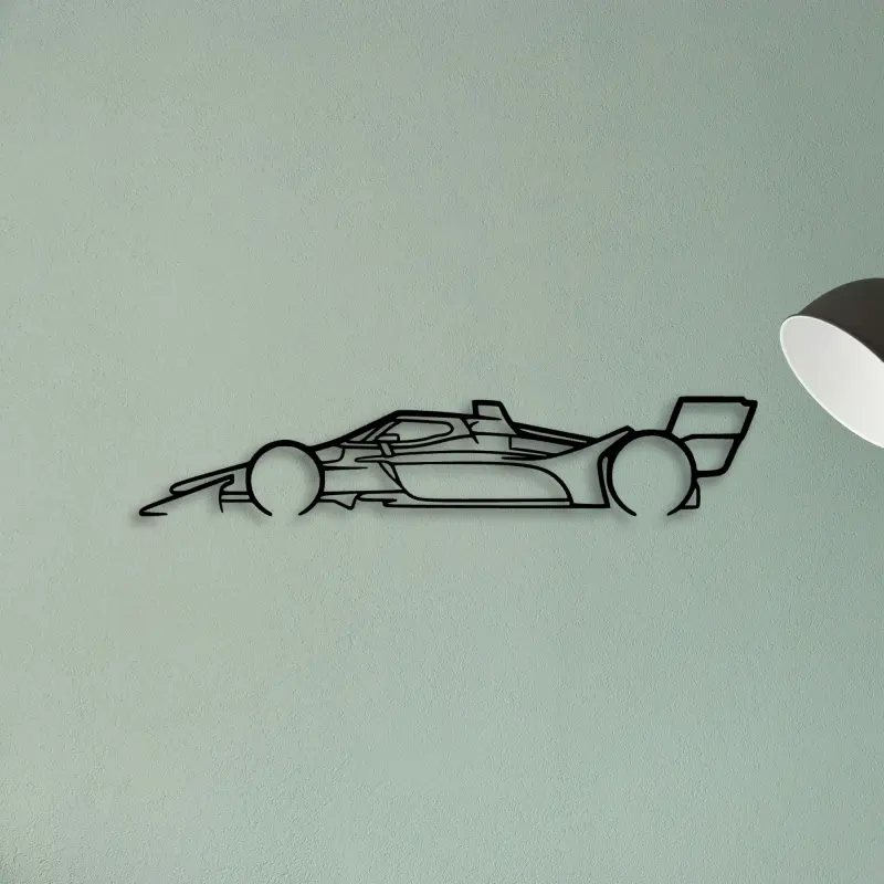 Indy CAR 2022 — XS (50 cm) metal wall art