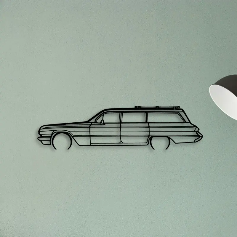 Invicta Station Wagon 1962 — XS (50 cm) metal wall art