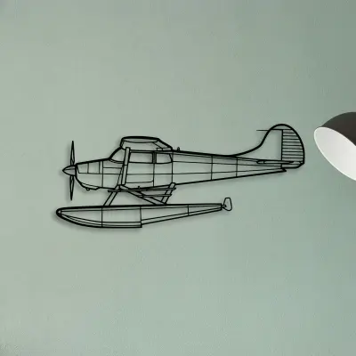 J 3 Cub — XS (50 cm) metal wall art