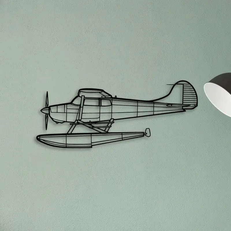 J 3 Cub — XS (50 cm) metal wall art