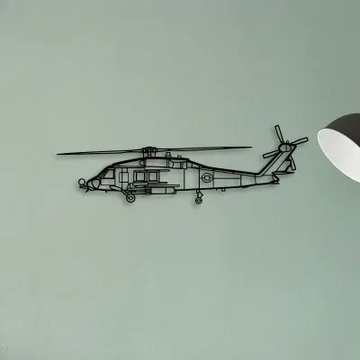 JA37 C Viggen Fighter — XS (50 cm) metal wall art