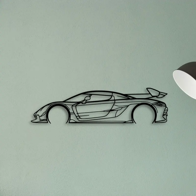Jesko 2021 — XS (50 cm) metal wall art
