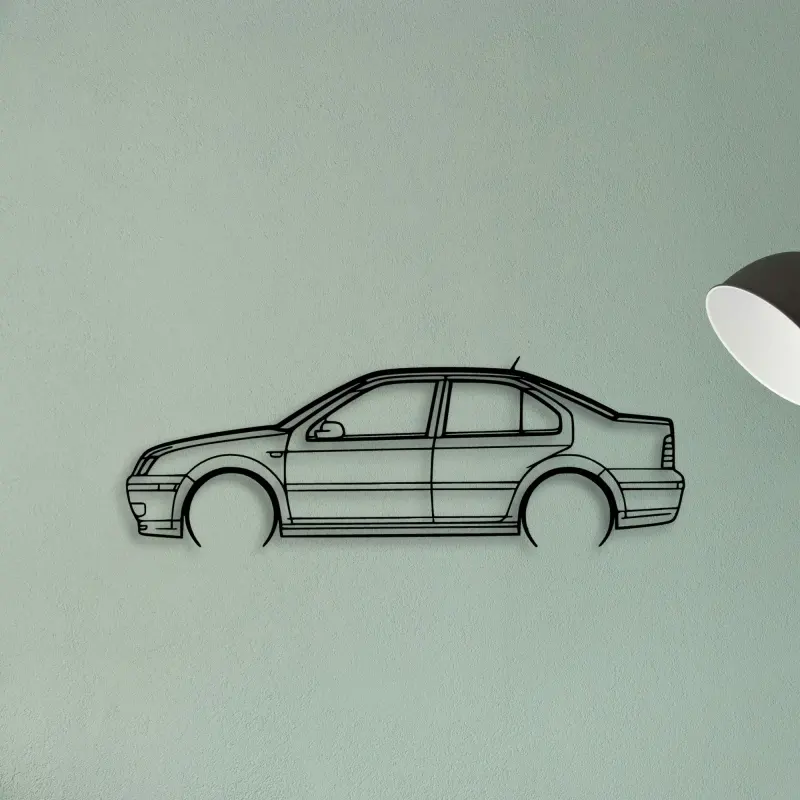 Jetta GLI 2004 — XS (50 cm) metal wall art