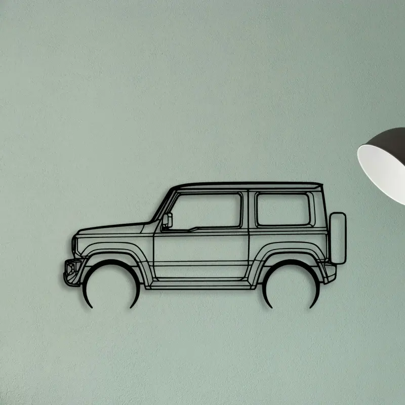Jimny 2020 — XS (50 cm) metal wall art