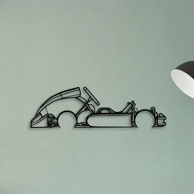 Junior Kart — XS (50 cm) metal wall art