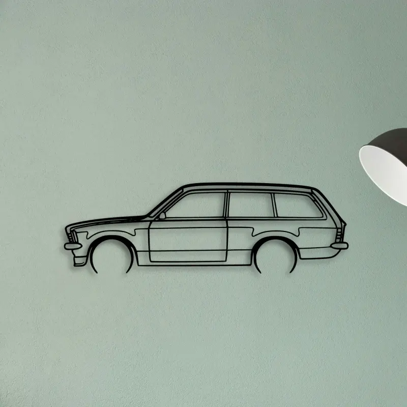 Kadett C 1978 — XS (50 cm) metal wall art
