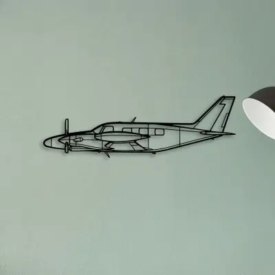 King Air C90 Gtx — XS (50 cm) metal wall art