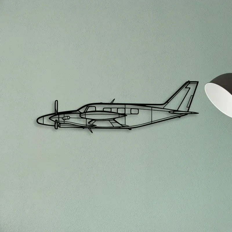 King Air C90 Gtx — XS (50 cm) metal wall art