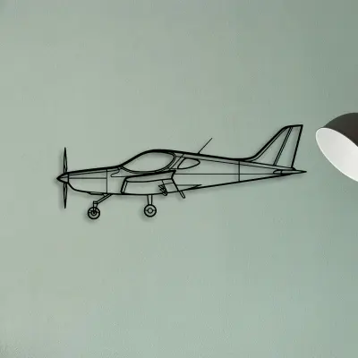 King Air C90A — XS (50 cm) metal wall art