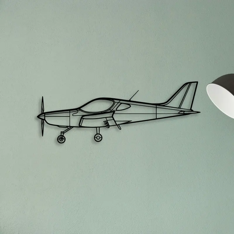 King Air C90A — XS (50 cm) metal wall art