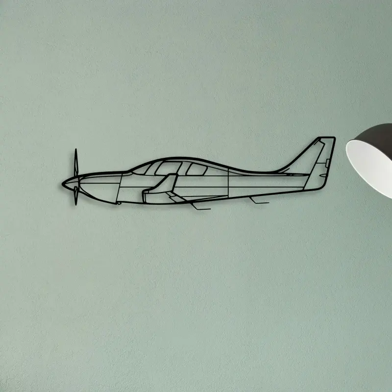 Lancair Iv P 2 — XS (50 cm) metal wall art