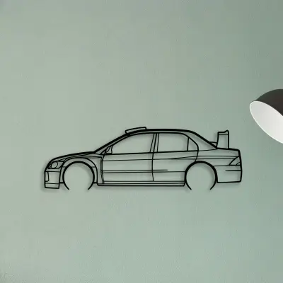 Lancer WRC 05 — XS (50 cm) metal wall art