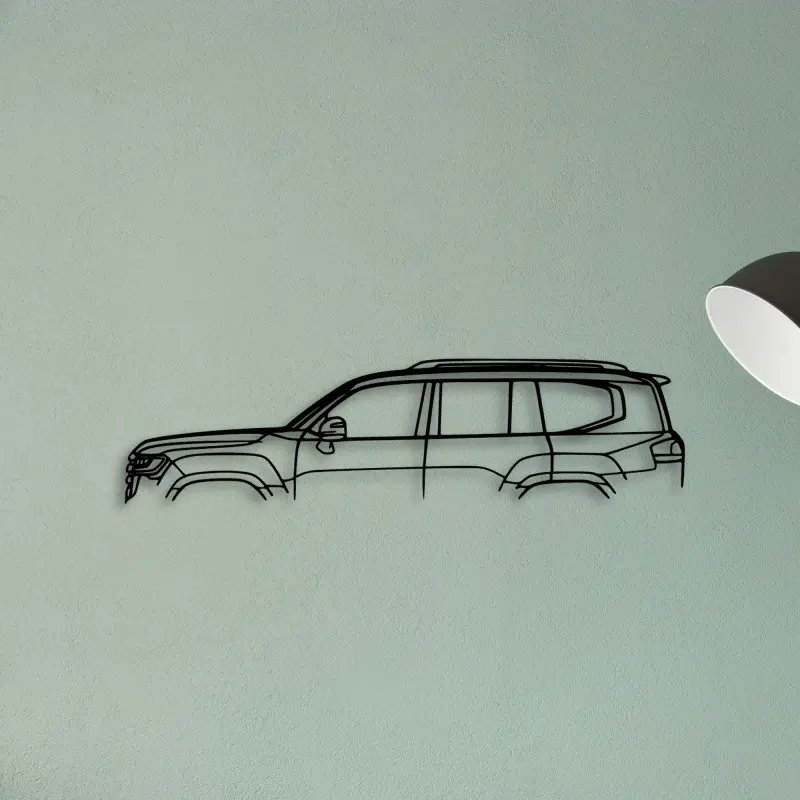 Land Cruiser 300VX 2022 — XS (50 cm) metal wall art