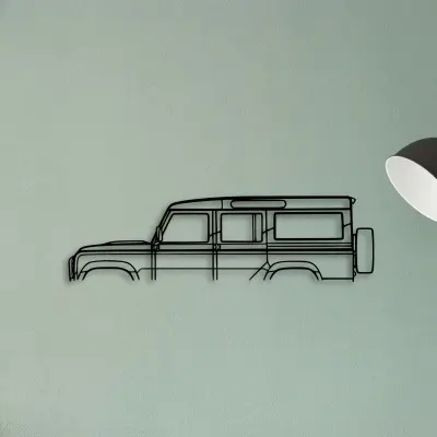 Land Defender 110 — XS (50 cm) metal wall art