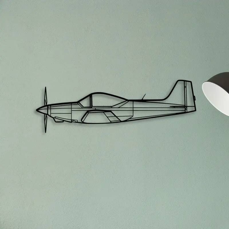 Learjet 60 — XS (50 cm) metal wall art
