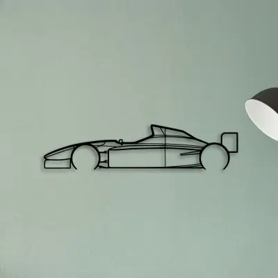Lola T96 — XS (50 cm) metal wall art