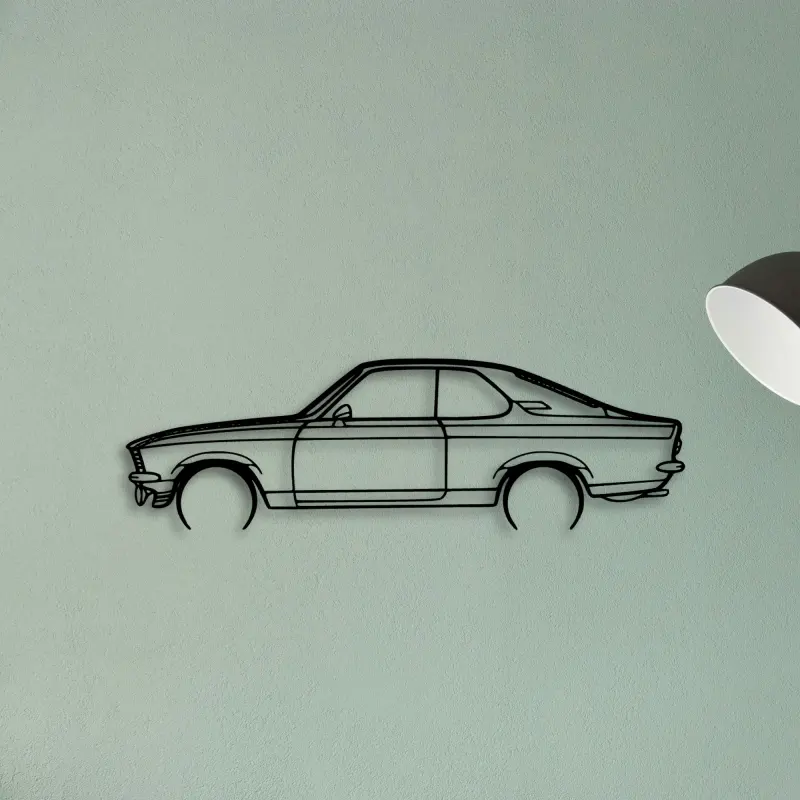 Manta GT Black Magic — XS (50 cm) metal wall art