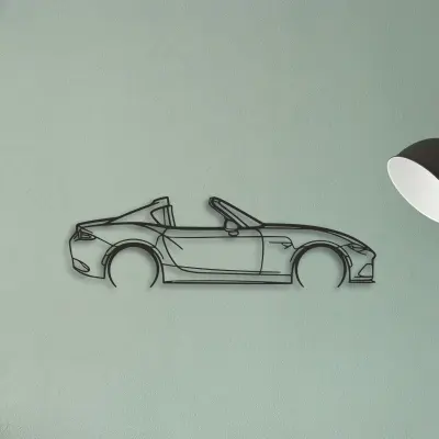 Mazda MX5 RF — XS (50 cm) metal wall art