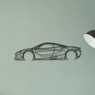 Mclaren 720s — XS (50 cm) metal wall art
