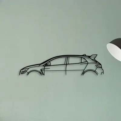 Megane RS 2019 — XS (50 cm) metal wall art