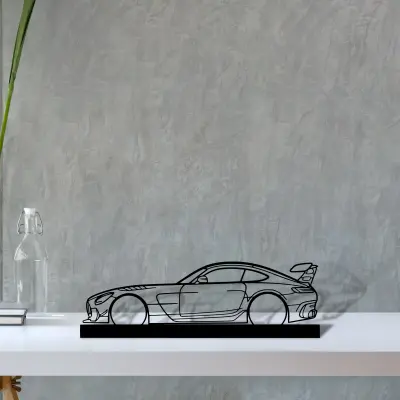 mercedes-amg-gt-black-series — S (30 cm) metal wall art