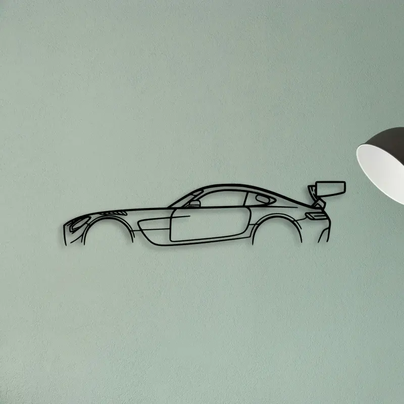 Mercedes AMG GT3 — XS (50 cm) metal wall art