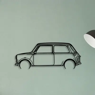 Mini 1995 — XS (50 cm) metal wall art