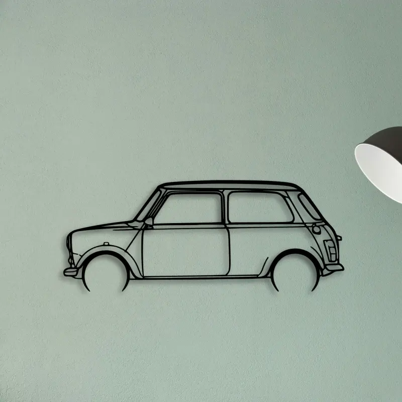 Mini 1995 — XS (50 cm) metal wall art