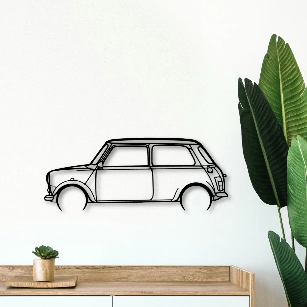 Mini Mini 1995 silhouette showing proportion
