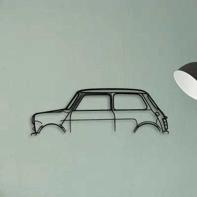 Mini — XS (50 cm) metal wall art